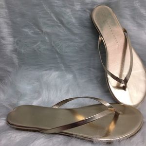 Lauren Conrad New in box Gold Sandals